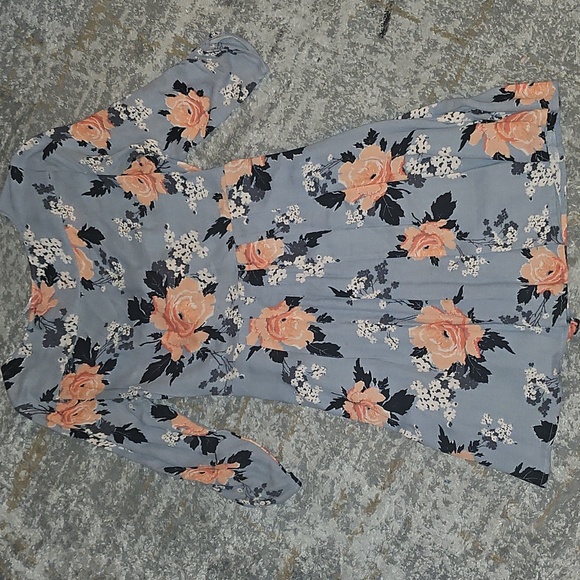 Free People Tied Up In Love Tie Front Whimsical Fairy Dress Size 6 - Picture 11 of 14